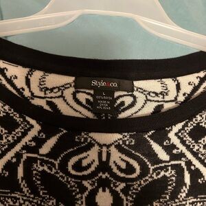 Tunic sweater long sleeve